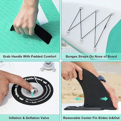 Inflatable Touring Sup Board Stand Up Fishing Outdoor Paddle