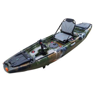 Huarui 9.8ft Sit On Top One Person Plastic Fishing Pedal Kayak