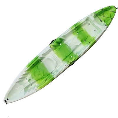 HDPE Tandem Fishing Kayaks Explorer 2 Person Plastic Stadium Seaters 551 Lbs